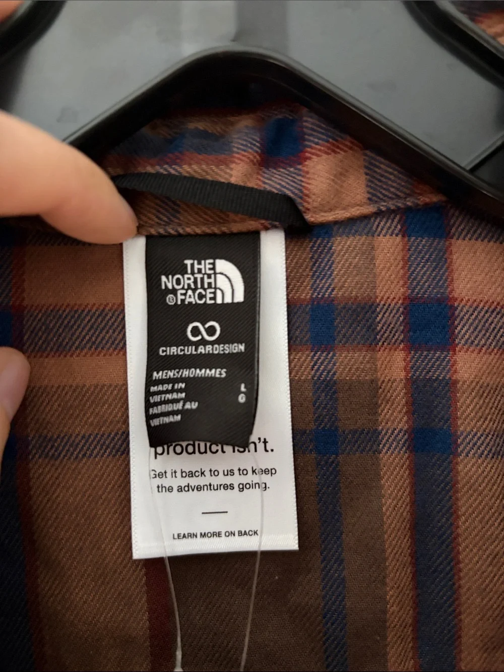 The North Face Men's Plaid Button-Down Shirt